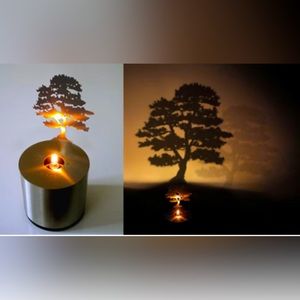 LUMEN Oil Candle Shadow Projector- Flame Deer New in‎ Box
